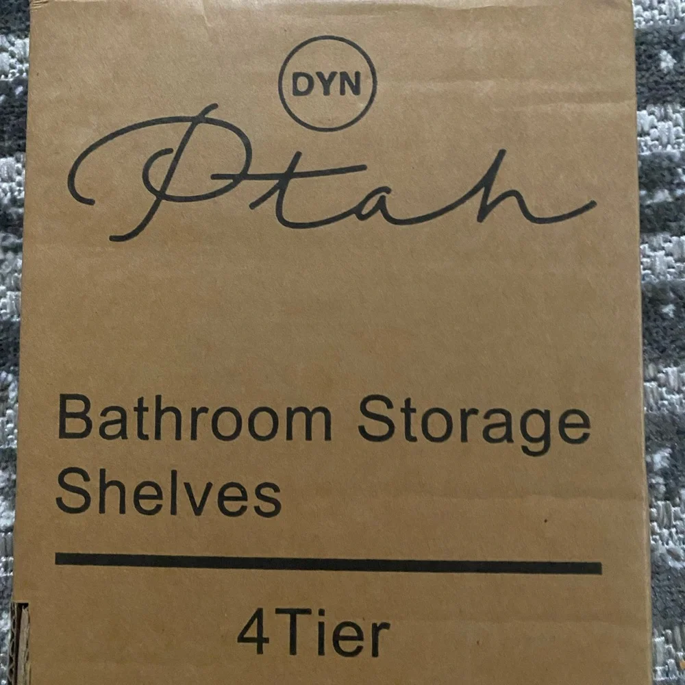 New in box factory sealed , bathroom 4 tier shelving rack …
